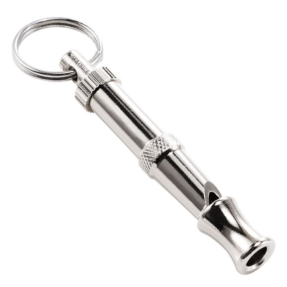 Unique Bargains 2.1" x 0.3" Dog Whistle to Stop Barking, Adjustable Sound Pitch Dog Whistle with Keychain, Professional Recall Pet Puppy Cat Dog Training Whistle