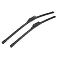 thumbnail image 1 of Unique Bargains 1Pair 24"-21" Coating Silicon Front Windshield Wiper Blade for Chevrolet Traverse Pinch-Tab Not J/U Hook, 1 of 6