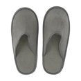 thumbnail image 1 of Unique Bargains 1Pair Disposable Slippers Foldable Closed Toe Hotel Slippers Light Gray, 1 of 5