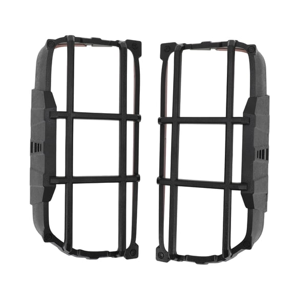 Unique Bargains 1Pair Tail Light Cover for Ford Bronco 2021-2025 Rear Light Guard Lamps Protector Tail Light Protector Trim Cover ABS Black(Not fit for Bronco Sport)