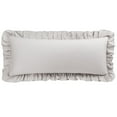 thumbnail image 1 of Unique Bargains 1Pc 100% Cotton Envelope Closure Body Ruffled Pillowcase Isabelline 20"x48", 1 of 8