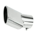 thumbnail image 1 of Unique Bargains 1Pc Curved Slant Exhaust Tip  2.9" Inlet for Land Rover Range Rover 02-10 Stainless Steel Silver Tone, 1 of 8