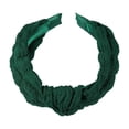 thumbnail image 1 of Unique Bargains 1Pc Cute Makeup Headband Puffy Spa Fabric Green Headband for Washing Face, 1 of 7