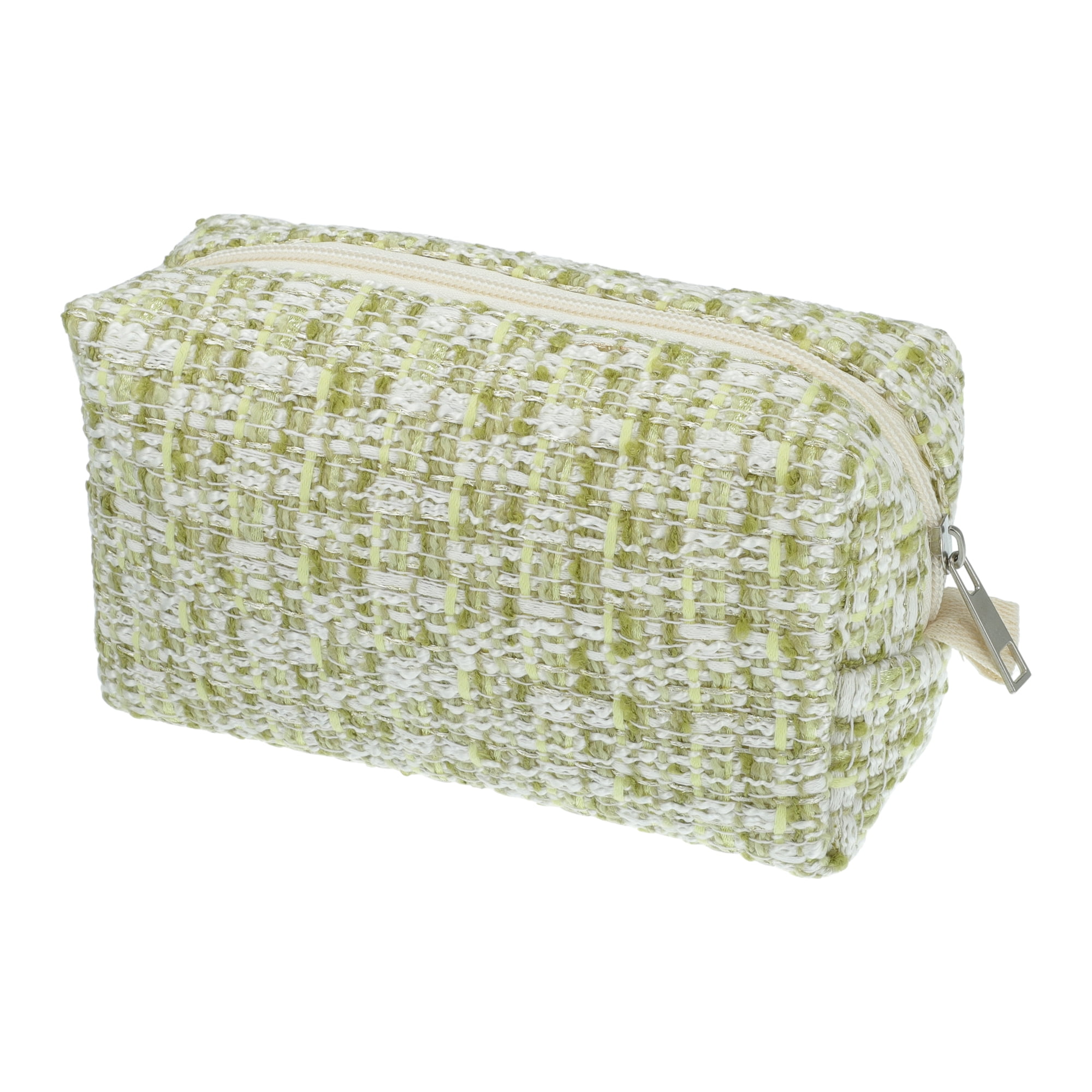 Unique Bargains 1Pc Durable Portable Travel Elegant Cosmetic Bag for Women Yellow