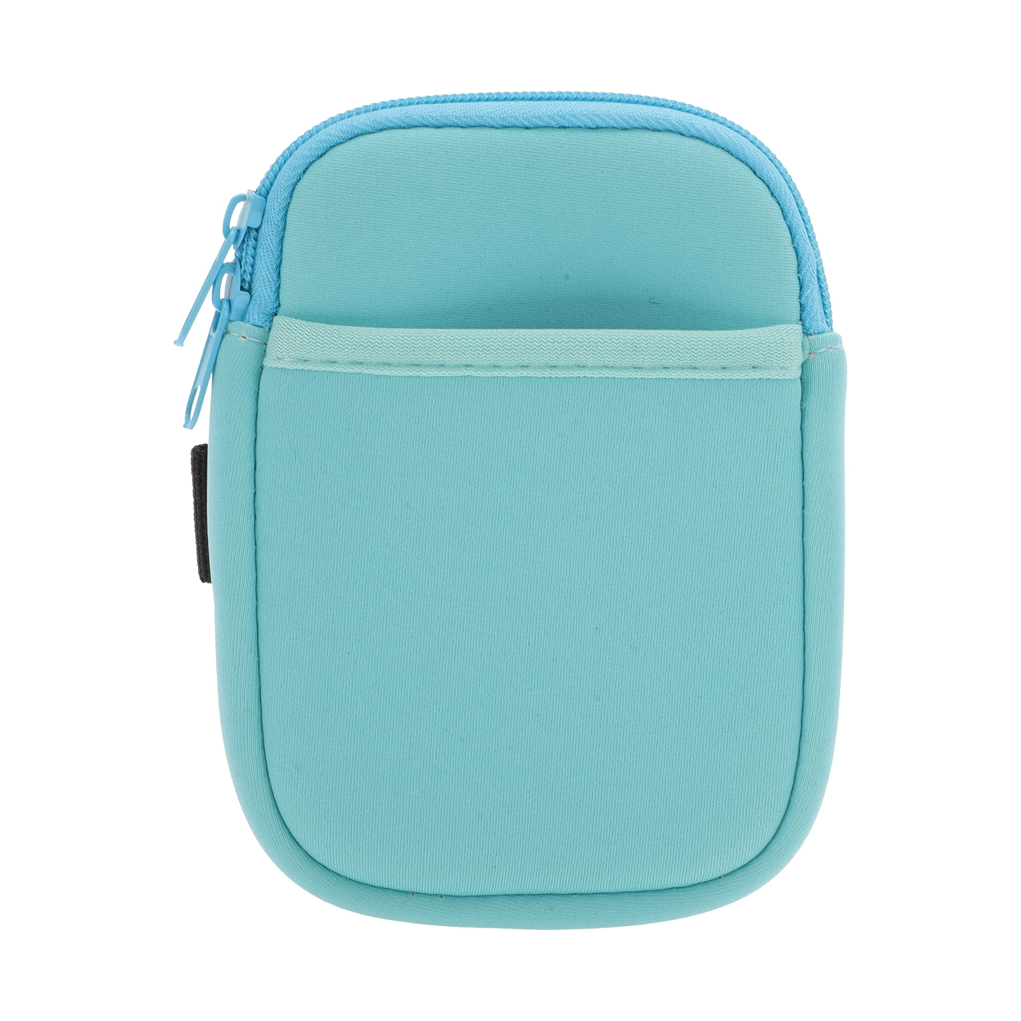 Unique Bargains 1Pc Durable Water Bottle Pouch With 2 Pockets Light Blue