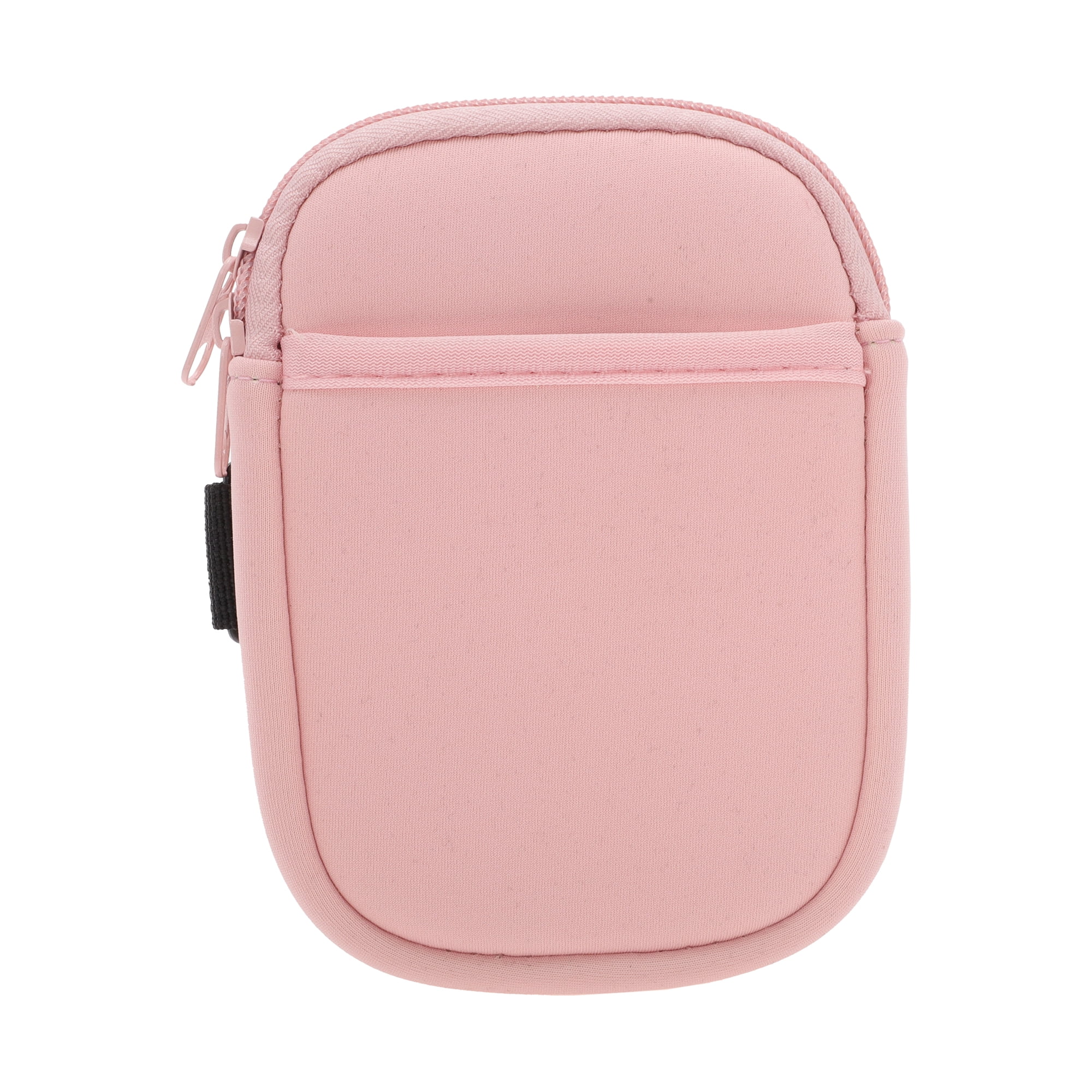 Unique Bargains 1Pc Durable Water Bottle Pouch With 2 Pockets Light Pink