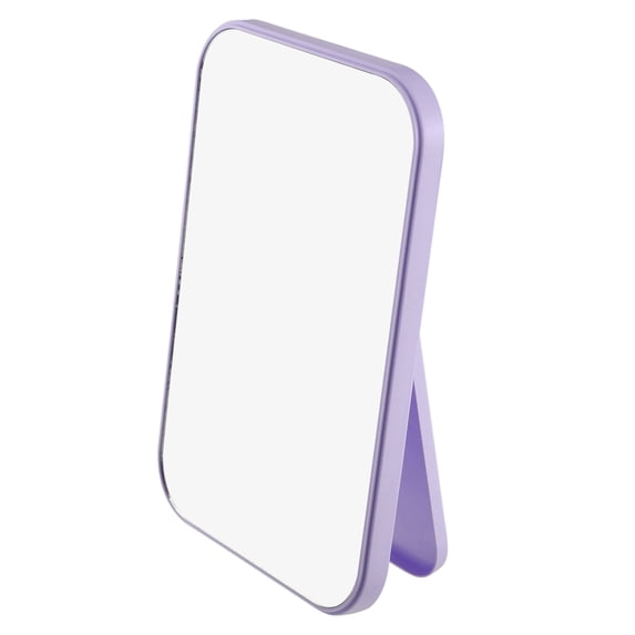 Unique Bargains 1Pc Foldable Makeup Mirror 8"x6" Purple