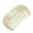 thumbnail image 1 of Unique Bargains 1Pc Hair Comb Wide Tooth for Thick Curly Hair Beige, Yellow, 1 of 7