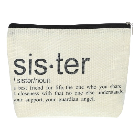 Unique Bargains 1Pc Large Durable Storage Gift Organizer Makeup Bag for Toiletry White