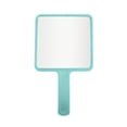 thumbnail image 1 of Unique Bargains 1Pc Large Square Handheld Mirror for Vacation Travel Use Green Medium, 1 of 5