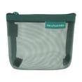 thumbnail image 1 of Unique Bargains 1Pc Lightweight Three-Dimensional Triangular Mesh Makeup Bag for Business Travel Nylon Green, 1 of 6