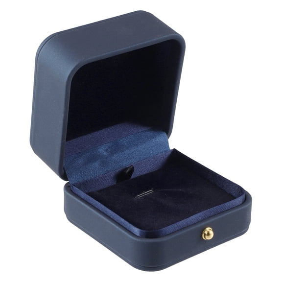 Unique Bargains 1Pc Pendant Box Jewelry Storage Display Stand Pendant Organizer Case Plastic Gift Box for Wedding Blue