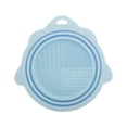 thumbnail image 1 of Unique Bargains 1Pc Portable Foldable Makeup Brush Cleaner for Quickly Cleaning Blue, 1 of 5