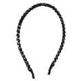 thumbnail image 1 of Unique Bargains 1Pc Rhinestone Hair Hoop Headband Hairband for Women 0.24 Inch Wide Black, 1 of 7