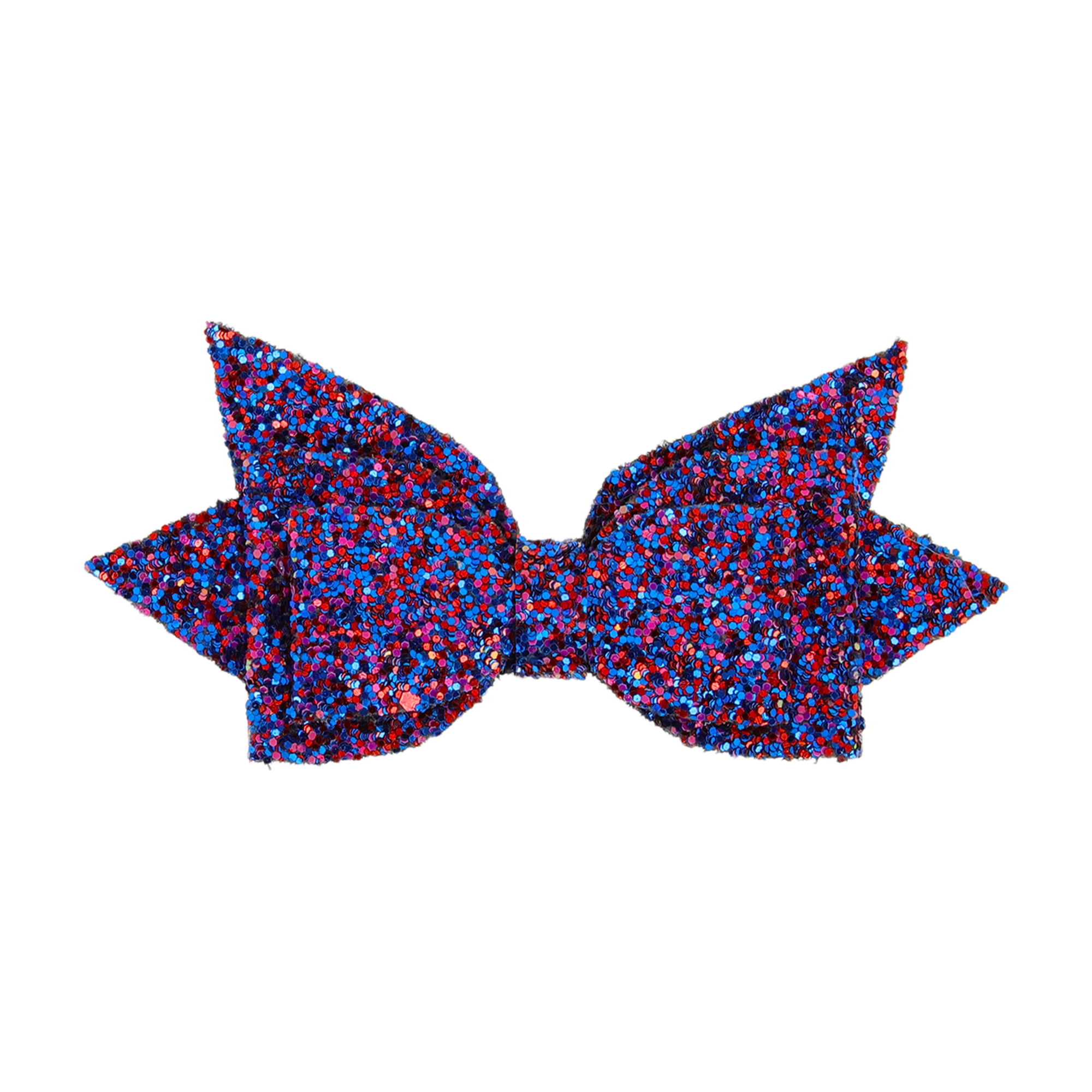 Unique Bargains 1Pc Shiny Bow Home Decoration Drinkware Accessory Black Purple