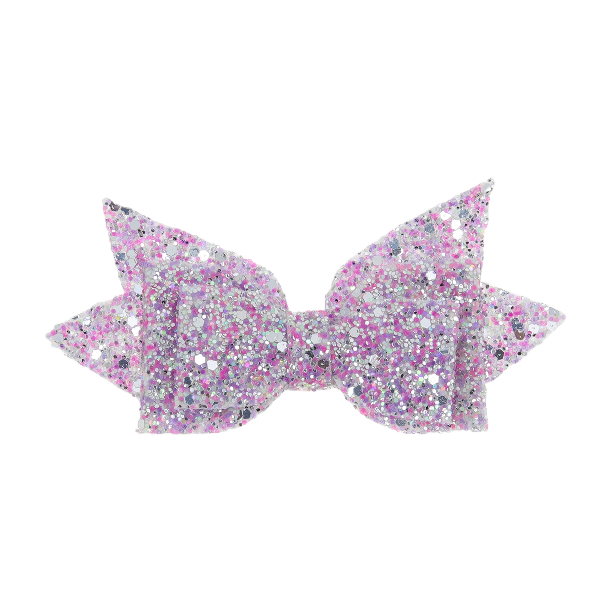 Unique Bargains 1Pc Shiny Bow Home Decoration Drinkware Accessory Gray Purple