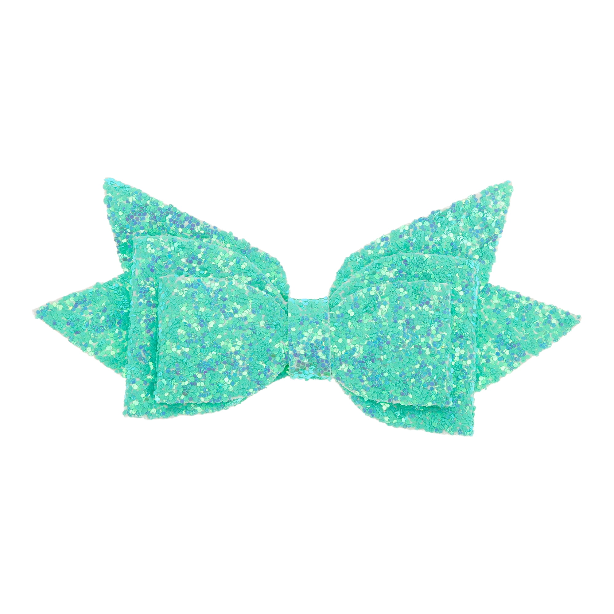 Unique Bargains 1Pc Shiny Bow Home Decoration Drinkware Accessory Green