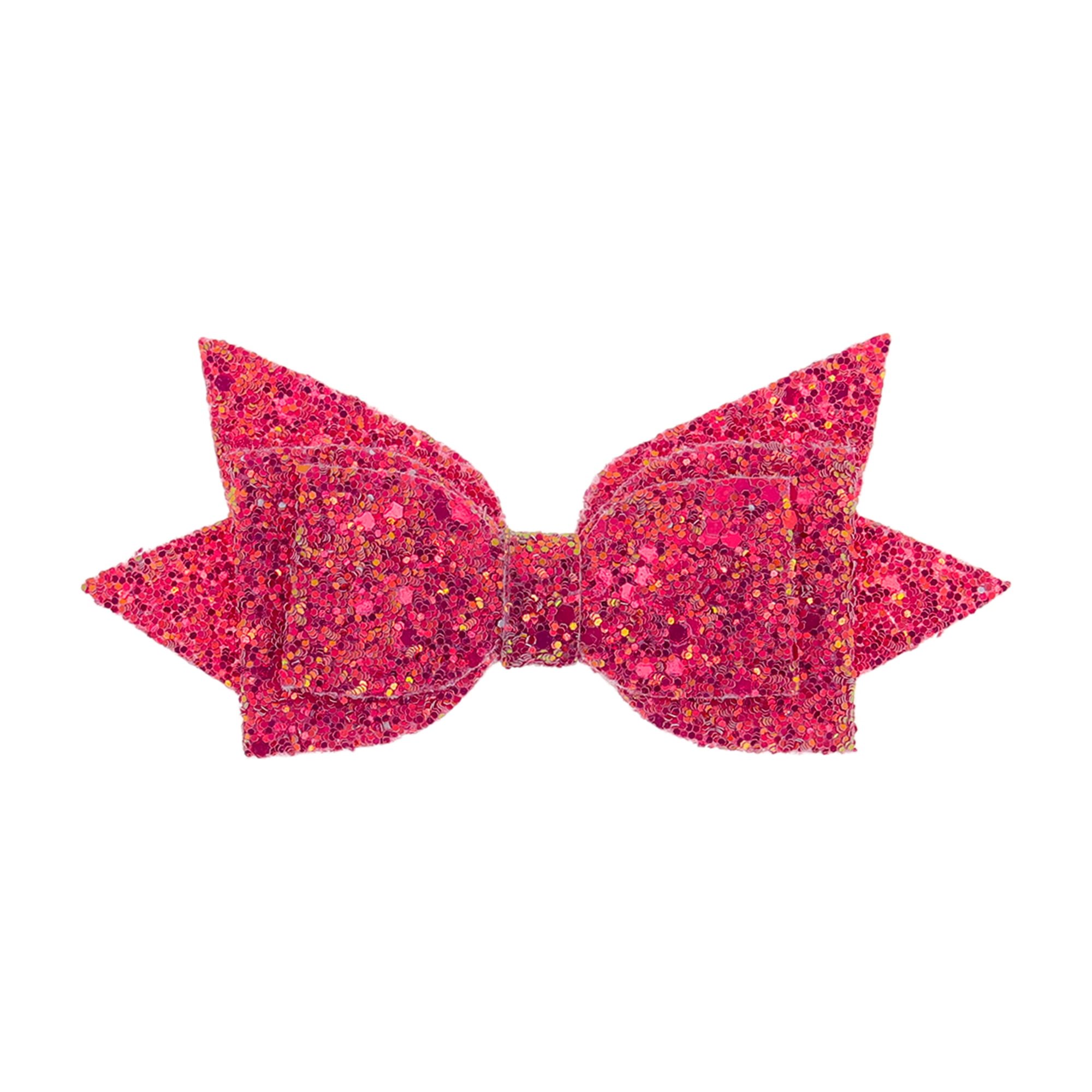 Unique Bargains 1Pc Shiny Bow Home Decoration Drinkware Accessory Red Pink