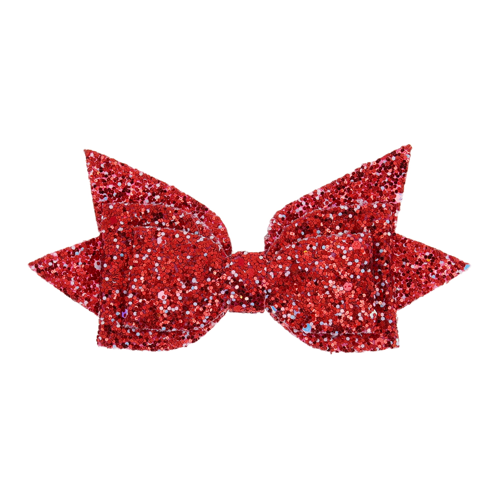 Unique Bargains 1Pc Shiny Bow Home Decoration Drinkware Accessory Red