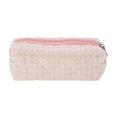 thumbnail image 1 of Unique Bargains 1Pc Simple Floral Style Drawstring Makeup Bag for Vacation Pink Polyester, 1 of 6