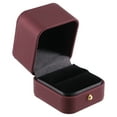 thumbnail image 1 of Unique Bargains 1Pc Single Ring Box Jewelry Storage Display Stand Ring Organizer Case Plastic Gift Box for Wedding Red, 1 of 7