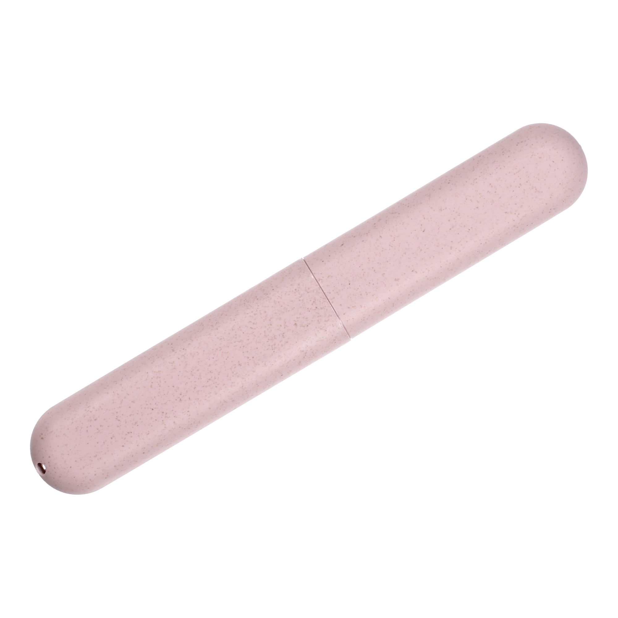 Unique Bargains 1Pc Traveling Toothbrush Holders Case for Travel Pink 8.07"x1.22"x0.83"
