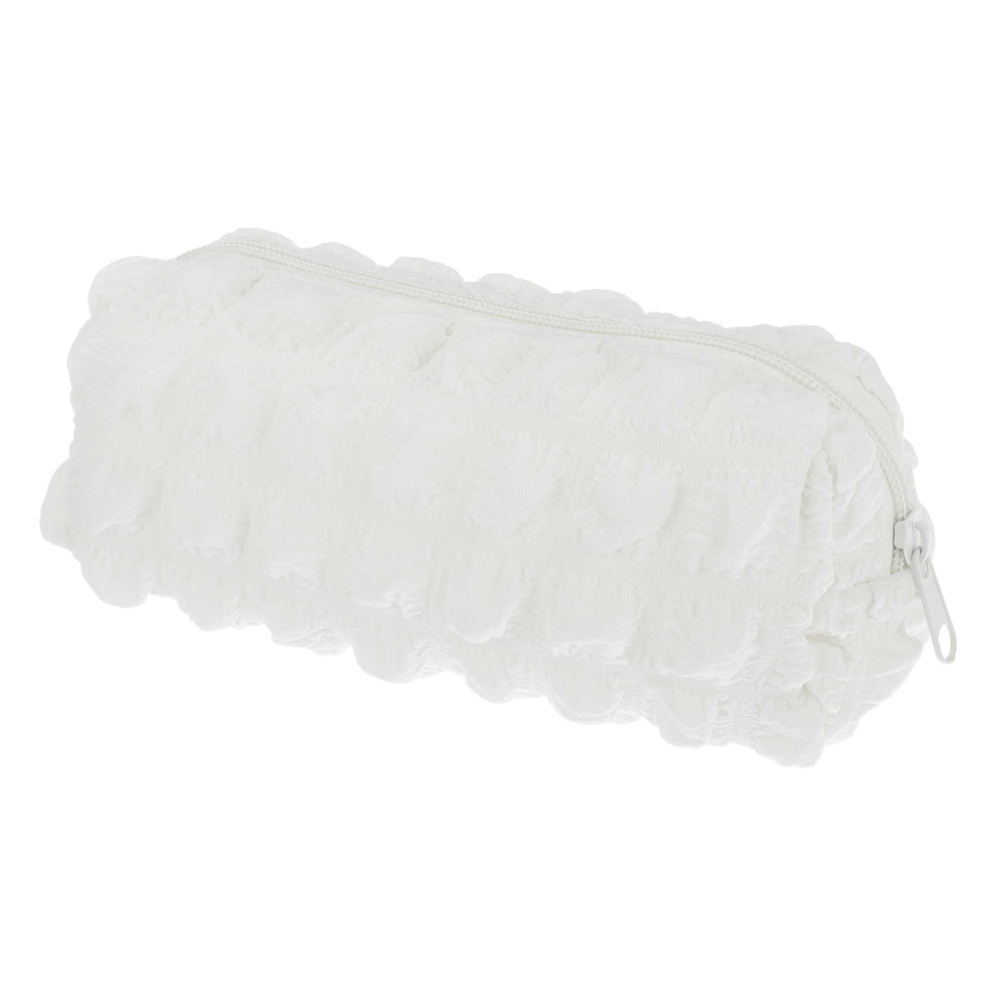 Unique Bargains 1Pc Women Durable Cloud Storage Makeup Bag for Vacation Camping White