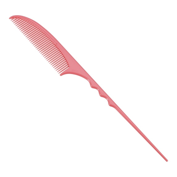 Unique Bargains 1Pc Women Durable Fine Tooth Comb Pink