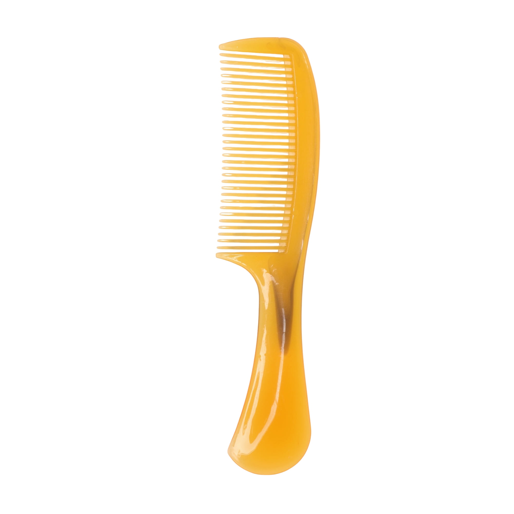 Unique Bargains 1Pc Women Durable Tendon Comb for Curly Hair in Vibrant Orange Color