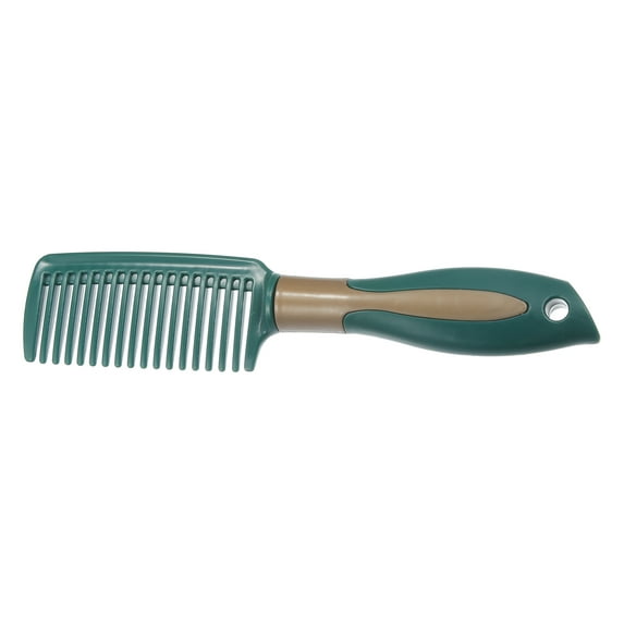 Unique Bargains 1Pcs Hair Brush Detangling Brush for Women and Men Hair Brush for Straight Curly Plastic Dark Green