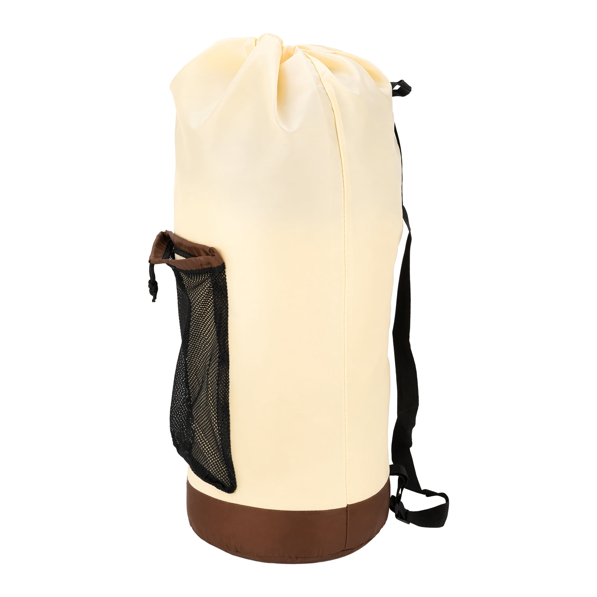 Unique Bargains 1Pcs Large Dirty Clothes Laundry Backpack Black 13" x 29.1"
