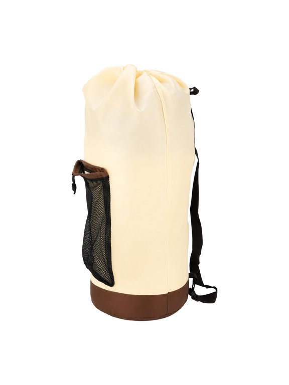 1Pcs Large Dirty Clothes Laundry Backpack Black 13" x 29.1"