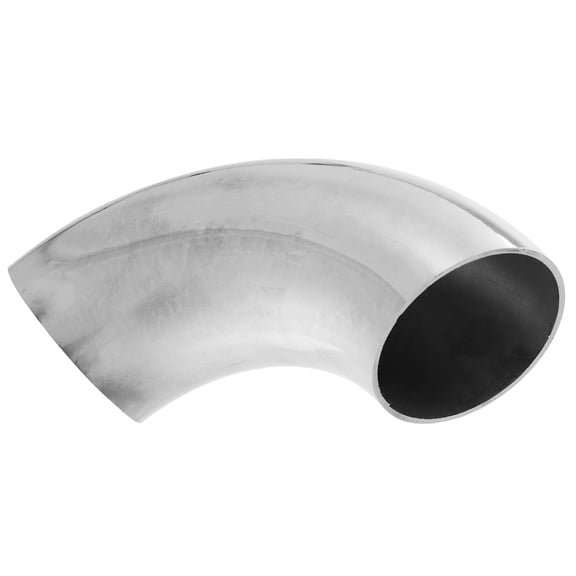 Unique Bargains 1Pcs OD 2 Inch 90 Degree Mandrel Bend Elbow Exhaust Elbow Pipe for Car SS304 Stainless Steel Silver Tone