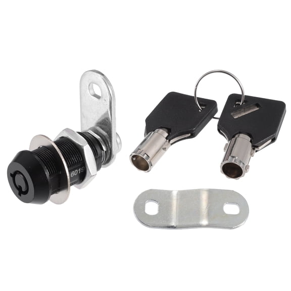 Unique Bargains 1Set 1-1/8 Inch RV Campervan Lock with 2 Keys RV Storage Door Locks for File Cabinet Toolbox