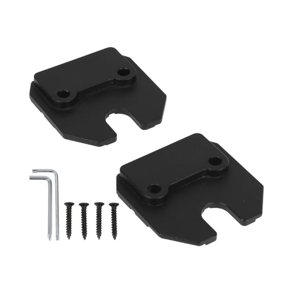 Unique Bargains 1Set Sun Visor Repair Kit for Dodge for Ram 1500 2019-2023 Aluminum Alloy Black Sun Visor Clip Replacement Fix