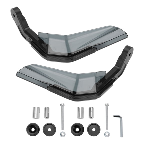 Unique Bargains 1Set Universal Hand Guard Motorcycles Knuckle Guard Protector White