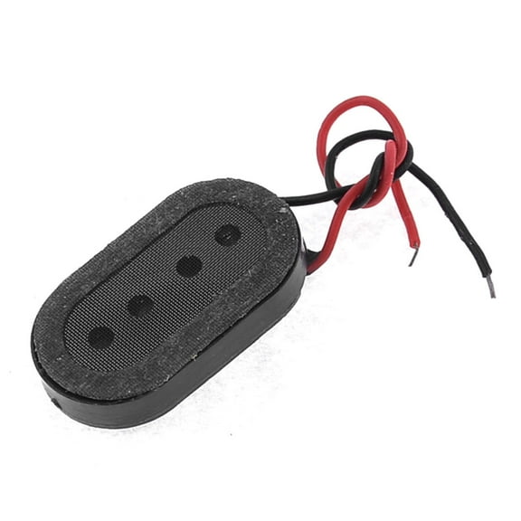 Unique Bargains 1W 8 Ohm Oval Sounds Audio Magnet Loud Speaker Horn Amplifier 18mmx10mm Black