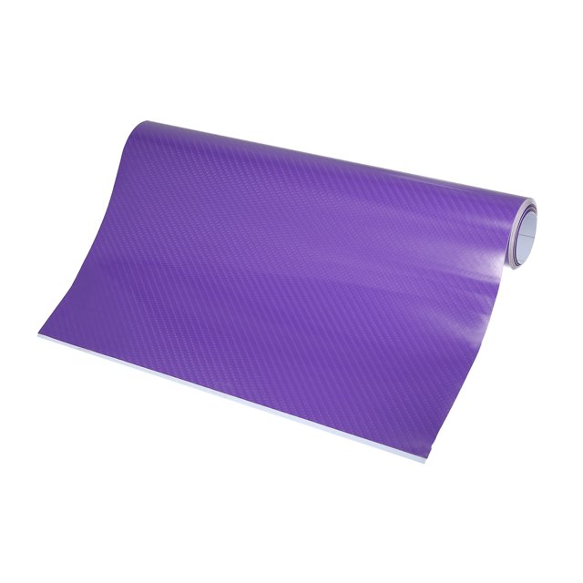 Unique Bargains 1ft x 5ft 12" x 60" Purple 3D Carbon Fiber Pattern