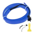 thumbnail image 1 of Unique Bargains 1m EL Wire Cable LED Glow String Light Car Interior Lighting Auto LED Strip Flexible Neon Light for Car Decoration, USB(5V) Blue, 1 of 7