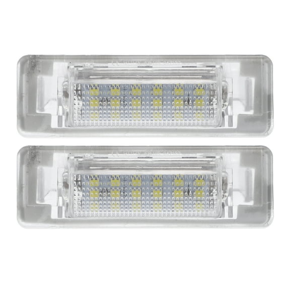 Unique Bargains 1pair LED License Plate Light LED Error Free License Plate Light White Light for Mercedes-Benz W210