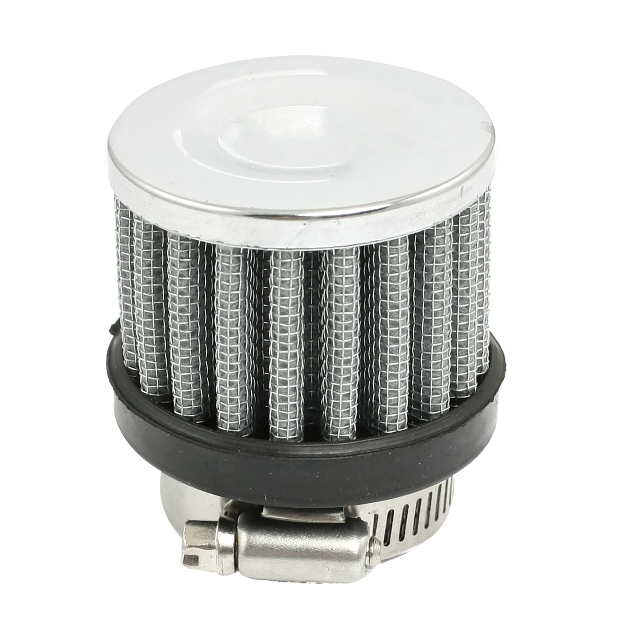 Unique Bargains 1pc 0.98"-1.50" Hose Clamp Universal Car Air Filter Silver Tone