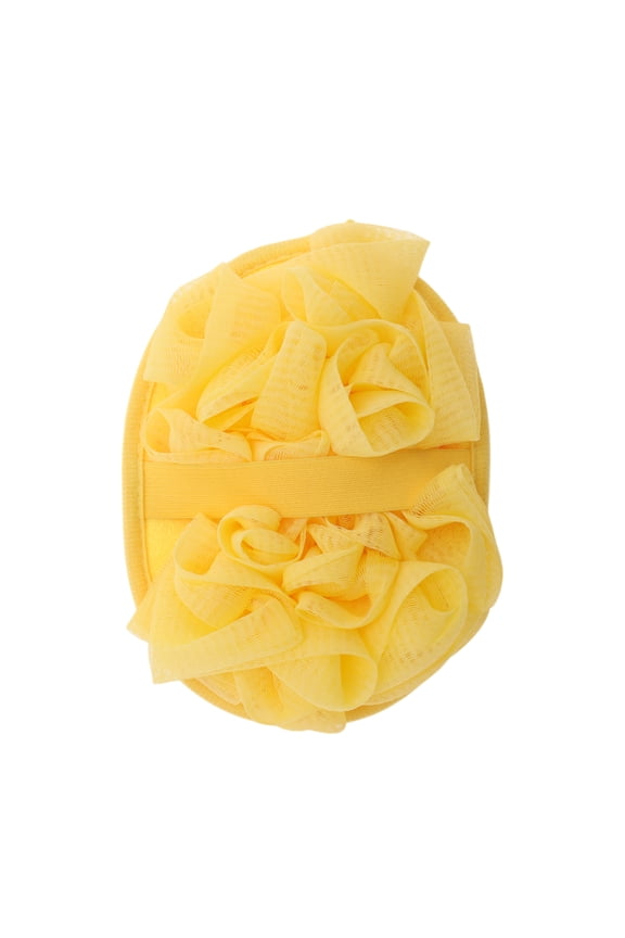 1pc Cartoon Bath Shower Sponge for a Refreshing Clean Yellow 4.92"x 7.68"