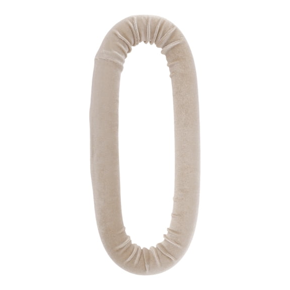 Unique Bargains 1pc Circle Hair Rollers for Women 11.42"x5.31" Beige