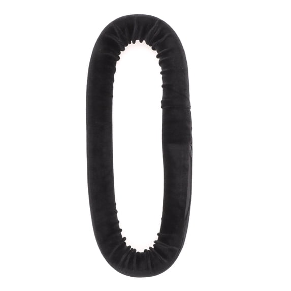 Unique Bargains 1pc Circle Hair Rollers for Women 11.42"x5.31" Black