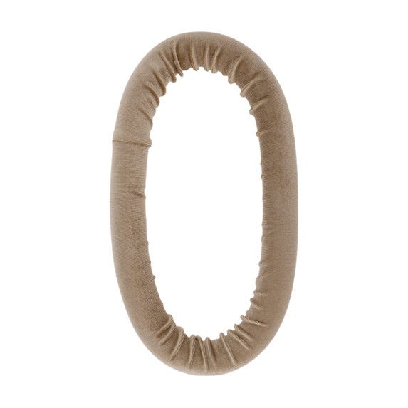Unique Bargains 1pc Circle Hair Rollers for Women 11.42"x5.31" Brown