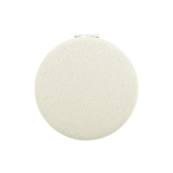 Unique Bargains 1pc Circular Makeup Mirror for Personal Grooming Beige