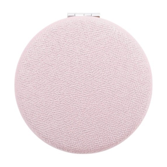 Unique Bargains 1pc Circular Makeup Mirror for Personal Grooming Pink