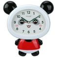 thumbnail image 1 of Unique Bargains 1pc Cute Panda Cartoon Non Ticking Wall Clock 15" x 12" x 1.7" Red, 1 of 5
