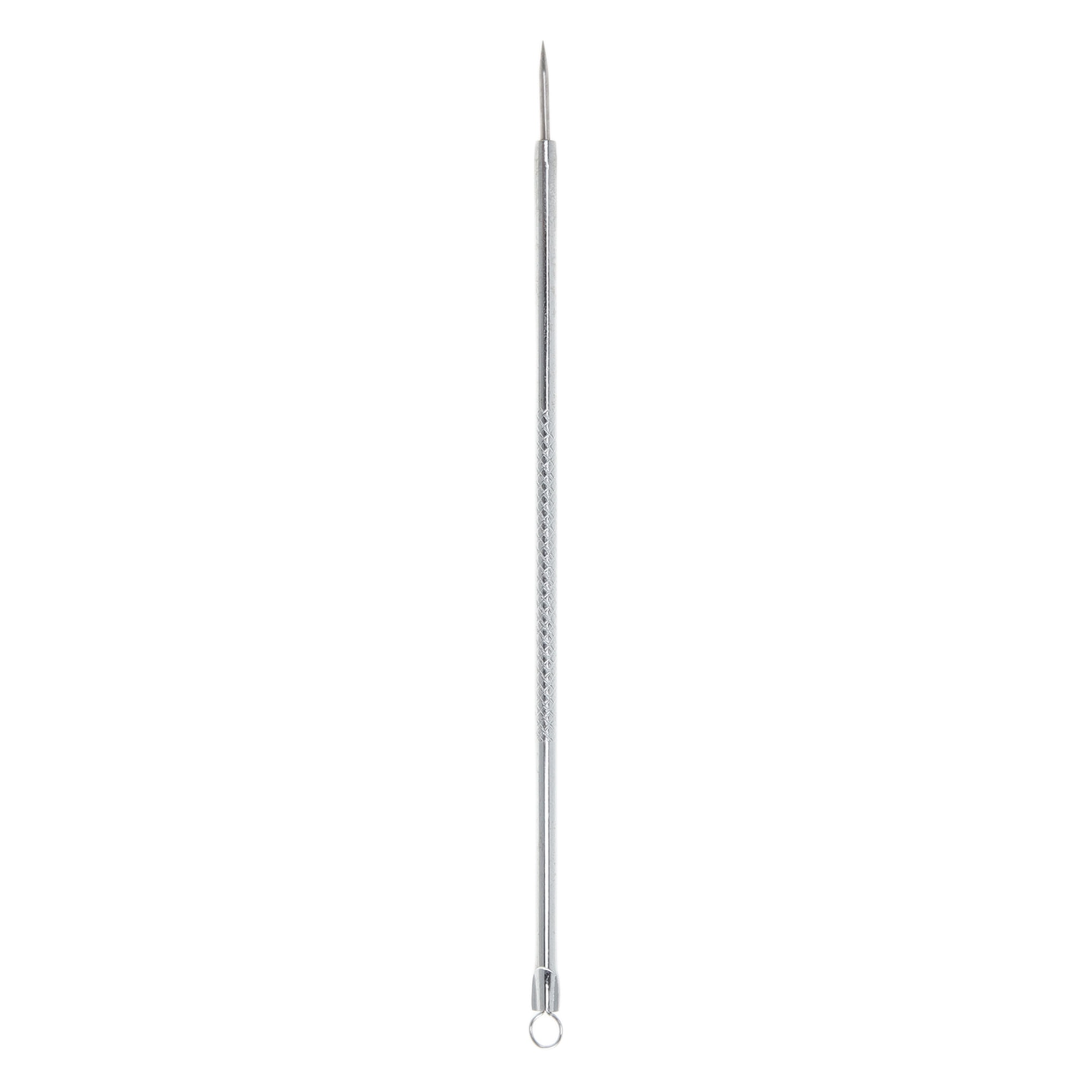 Unique Bargains 1pc Durable Squeeze Pimple Extractor Tool for Clear Skin Silver Tone