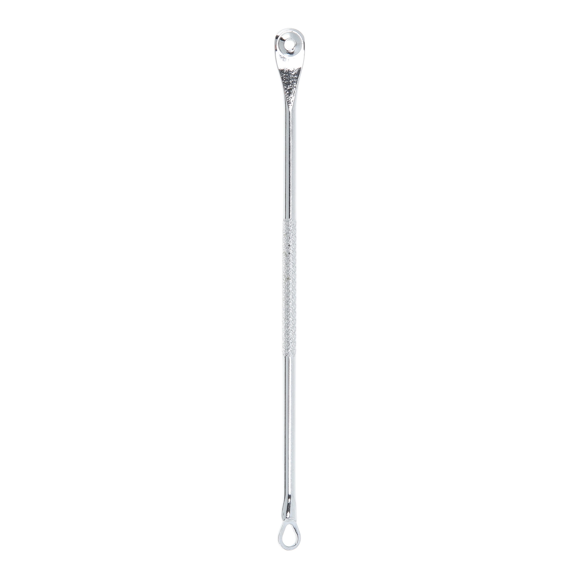 Unique Bargains 1pc Durable Squeeze Pimple Extractor Tool for Grooming Silver Tone